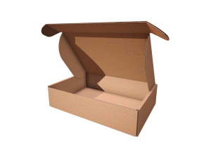 Коробка для пирога 390*250*60 бурая (1/50)